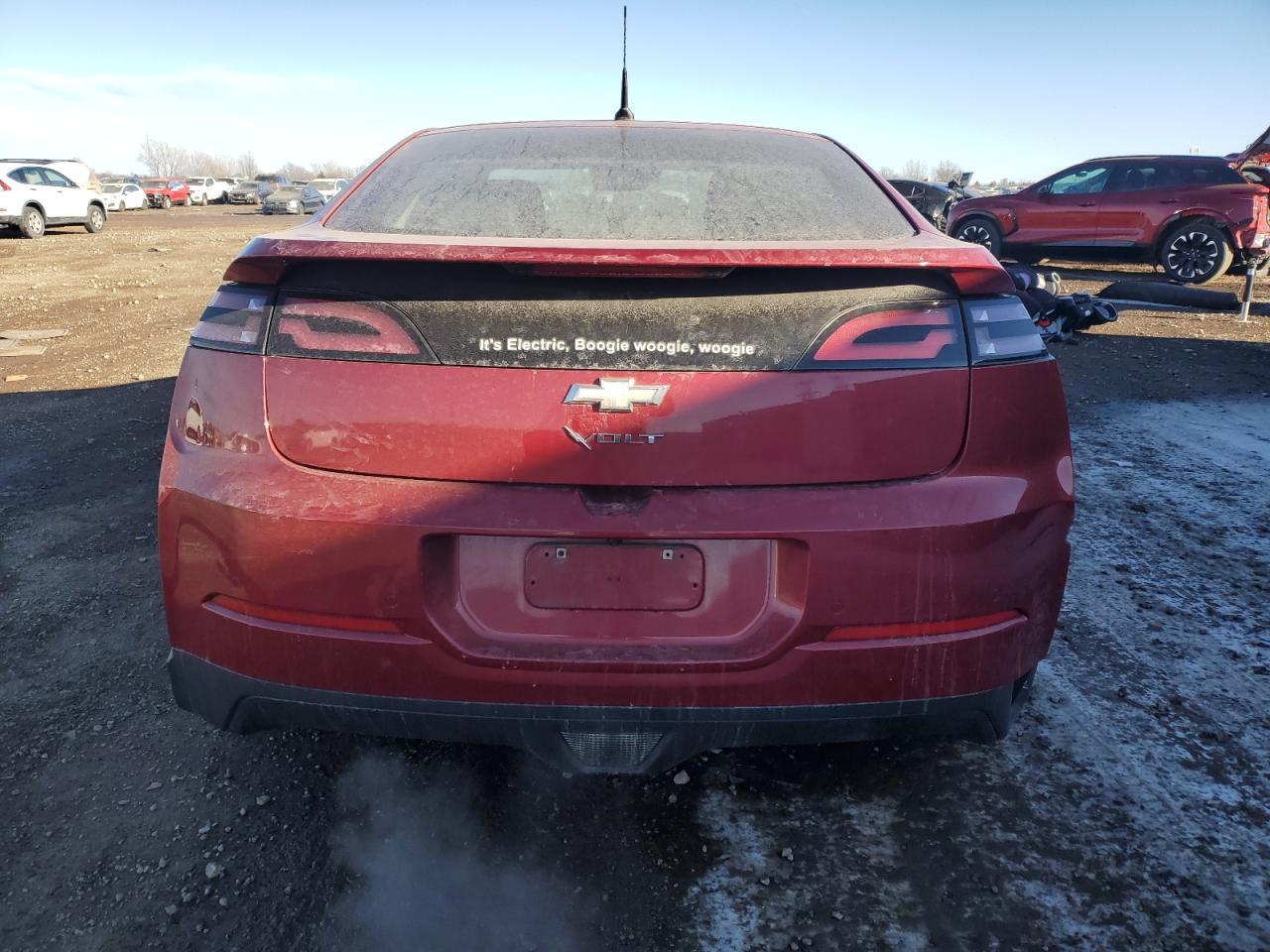 2013 Chevrolet Volt VIN 1G1RD6E48DU114684 Copart auction photo, rear end / side damage thumbnail 6
