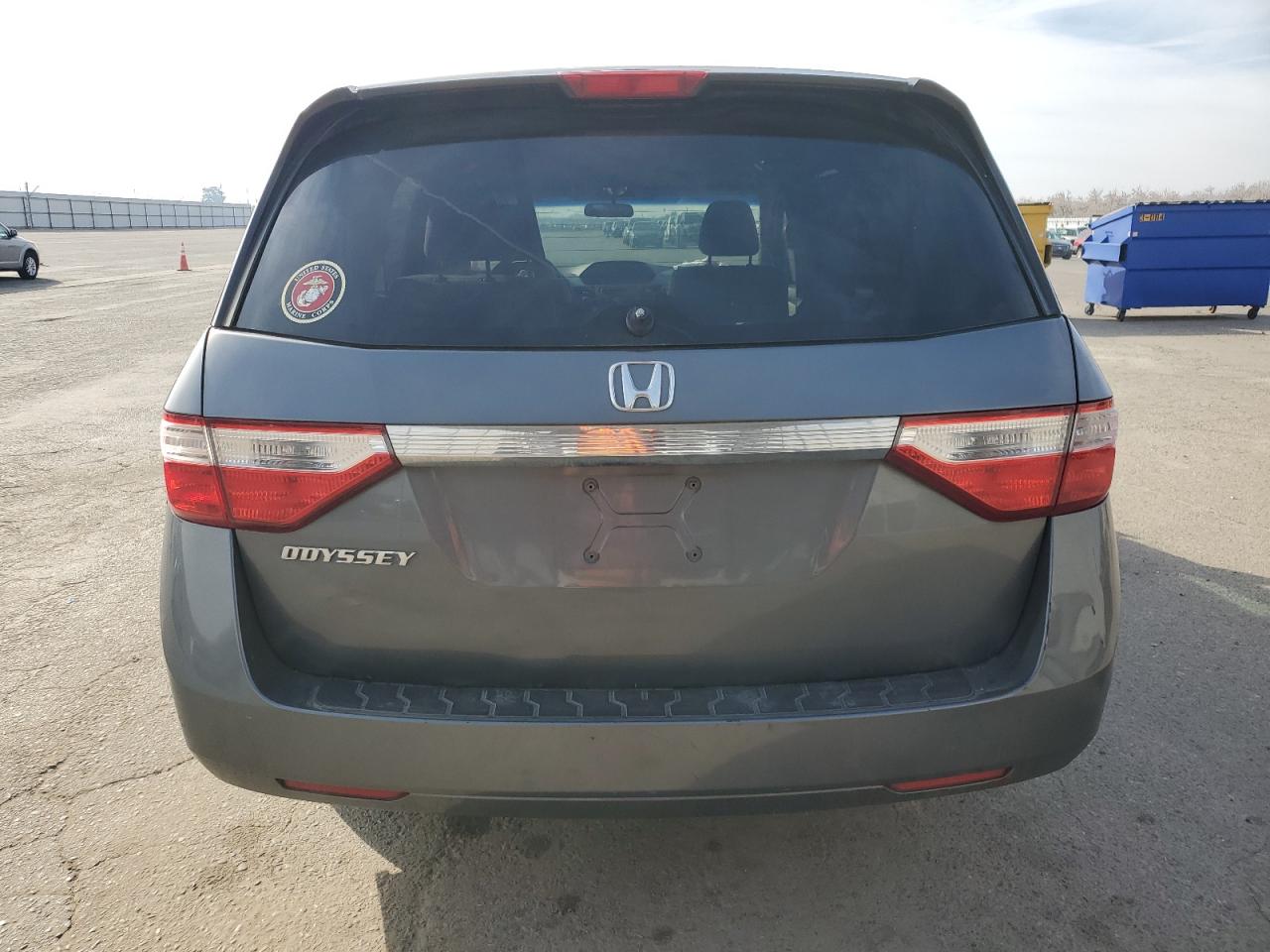2012 Honda Odyssey VIN 5FNRL5H47CB065761 Copart auction photo, front end / side damage thumbnail 6