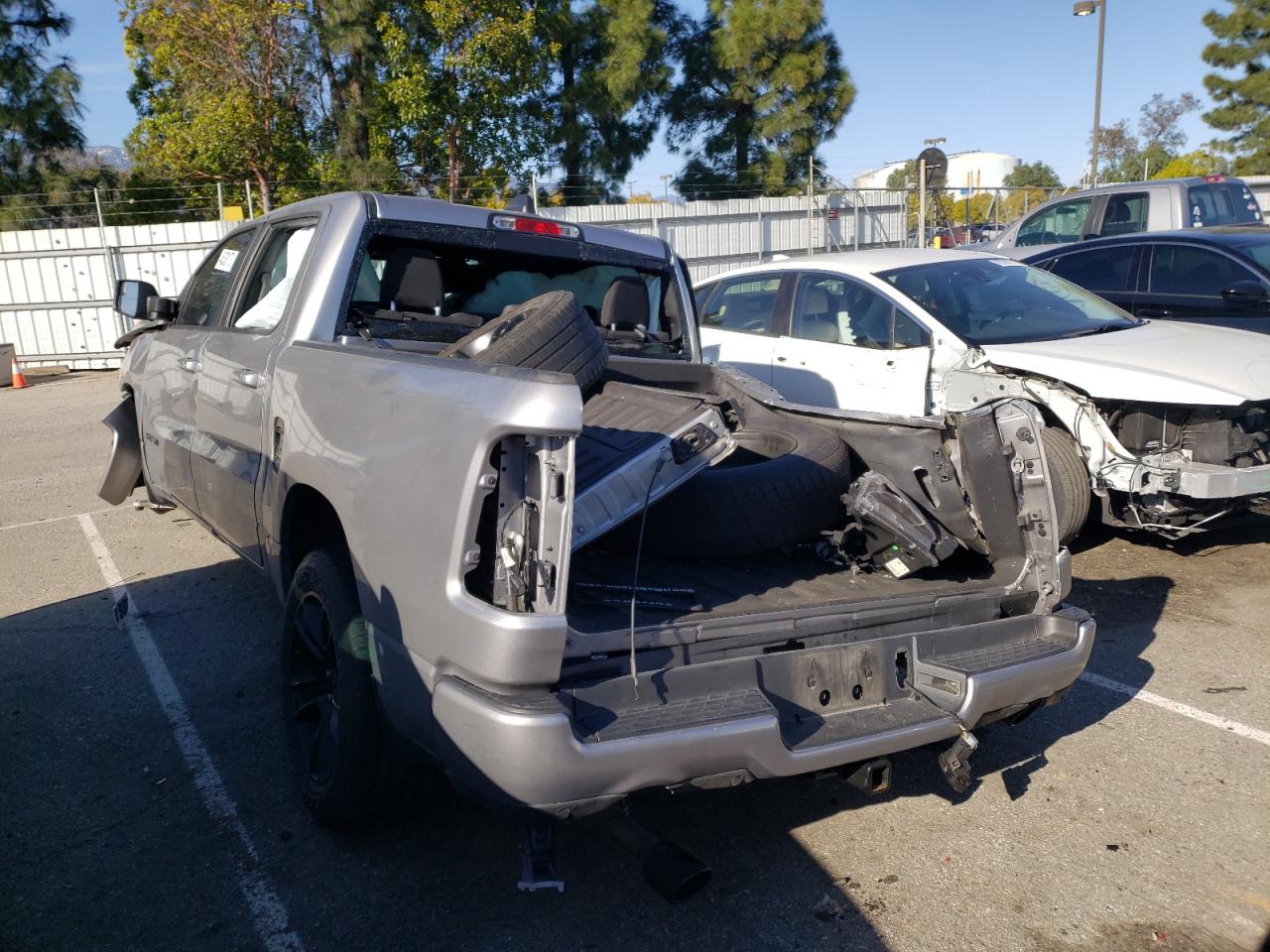 2021 RAM 1500 VIN 1C6RREFT4MN690945 Copart auction photo, all over / undercarriage damage thumbnail 2