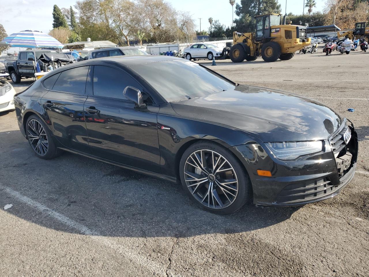 2017 Audi A7 VIN WAUW2AFCXHN014320 Copart auction photo, front end damage thumbnail 4