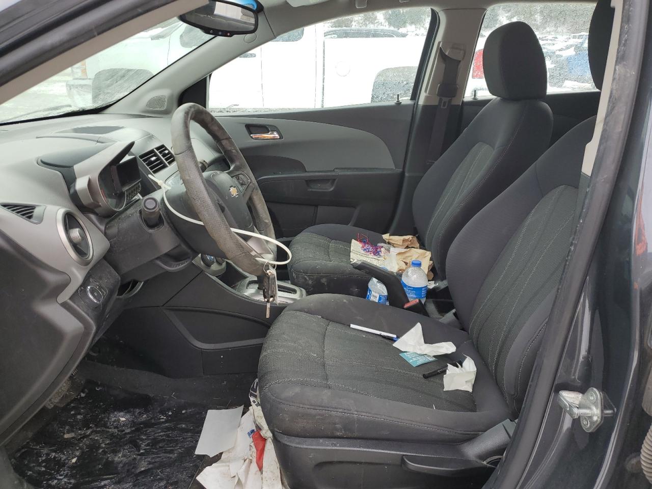 2012 Chevrolet Sonic VIN 1G1JC6SH6C4172900 Copart auction photo, front end / side damage thumbnail 7