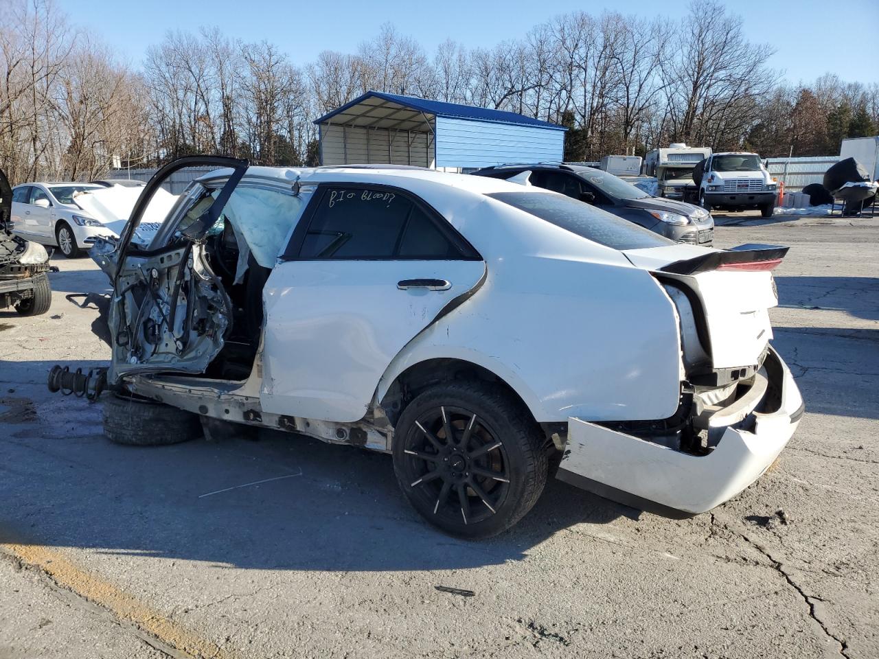 2013 Cadillac ATS VIN 1G6AA5RA2D0157080 Copart auction photo, all over damage thumbnail 2