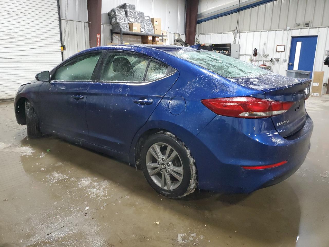 2017 Hyundai Elantra VIN 5NPD84LF5HH143381 Copart auction photo, front end / rear end damage thumbnail 2