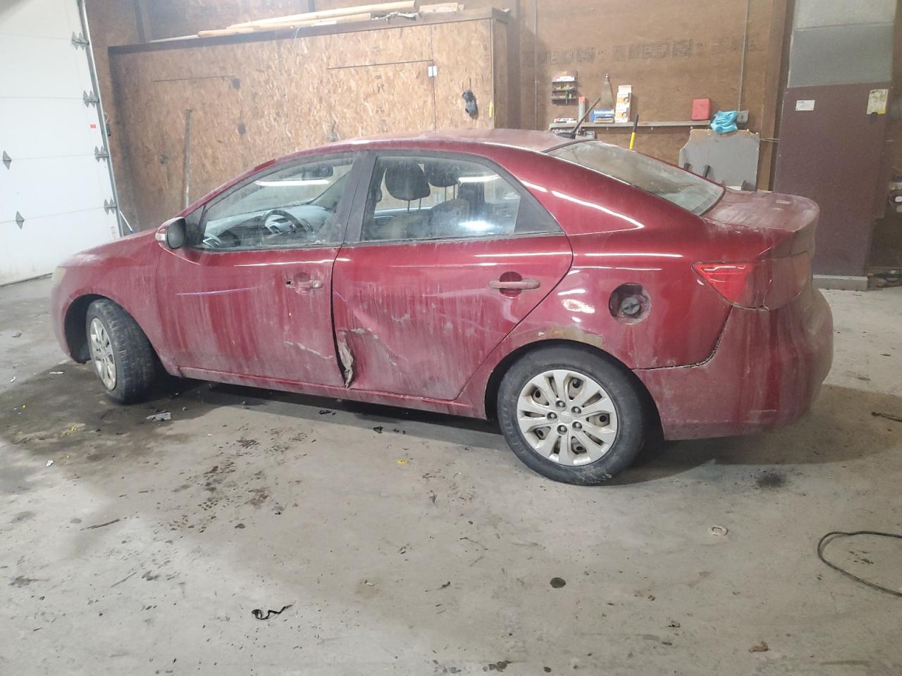 2010 KIA Forte VIN KNAFU4A22A5223602 Copart auction photo, side / minor dent/scratches damage thumbnail 2