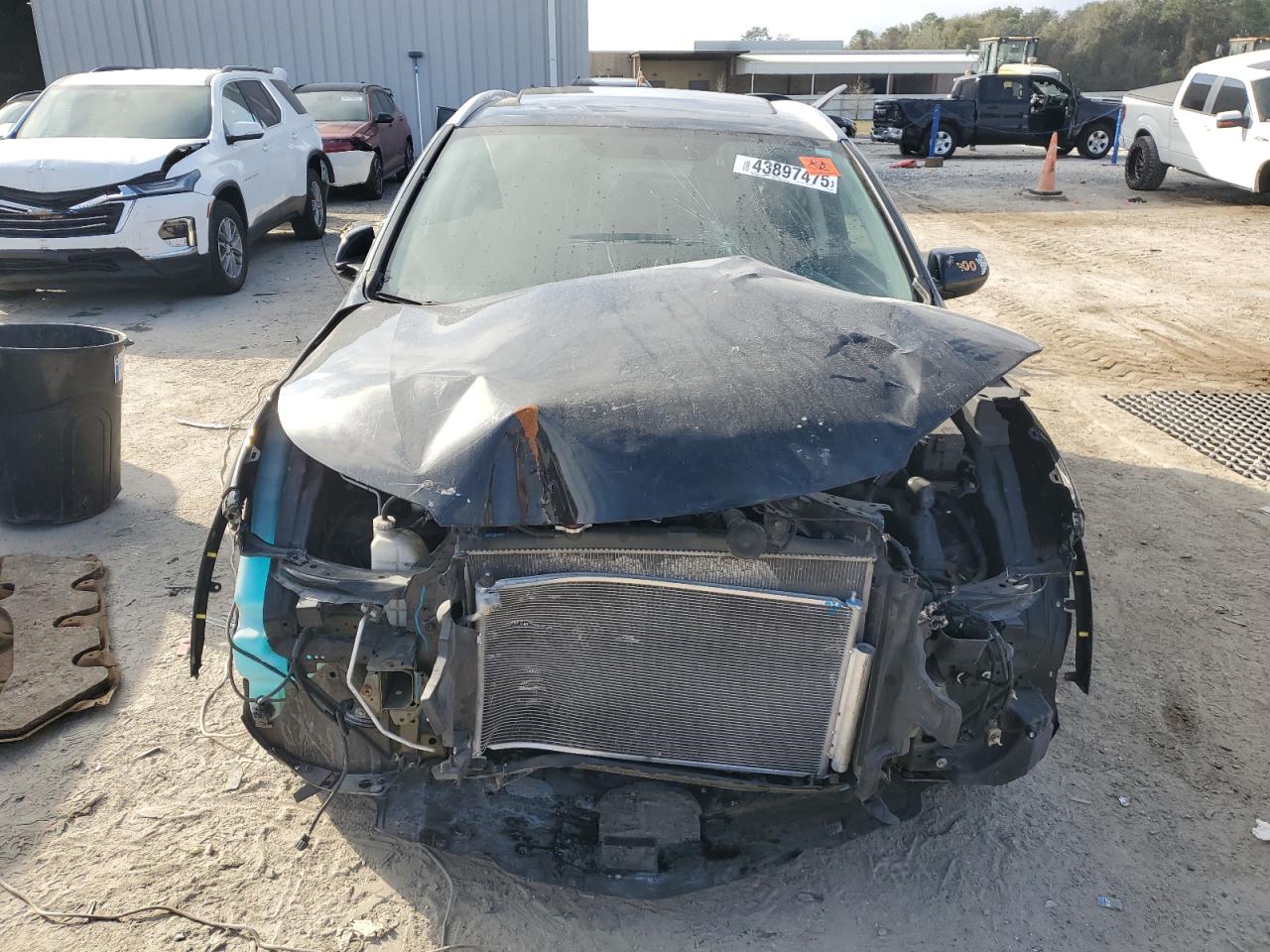 2014 Honda CR-V VIN 2HKRM3H7XEH524927 Copart auction photo, front end damage thumbnail 5