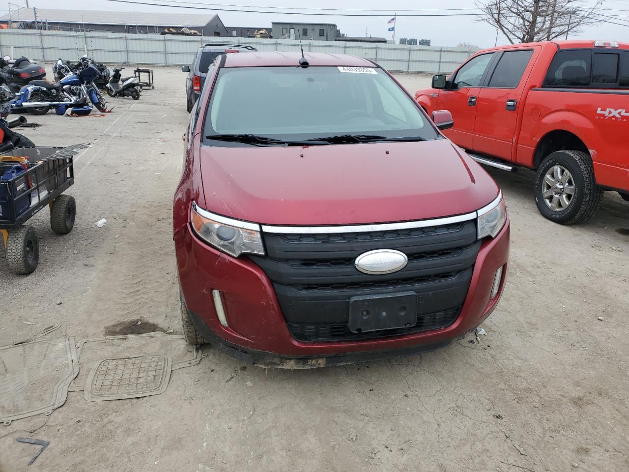 2014 Ford Edge VIN 2FMDK4JC4EBA23827 Copart auction photo, undercarriage damage thumbnail 5