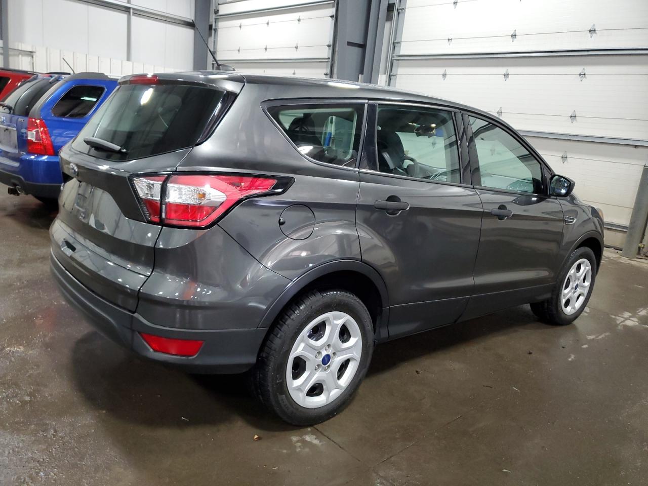 2017 Ford Escape VIN 1FMCU0F75HUC10955 Copart auction photo, side damage thumbnail 3