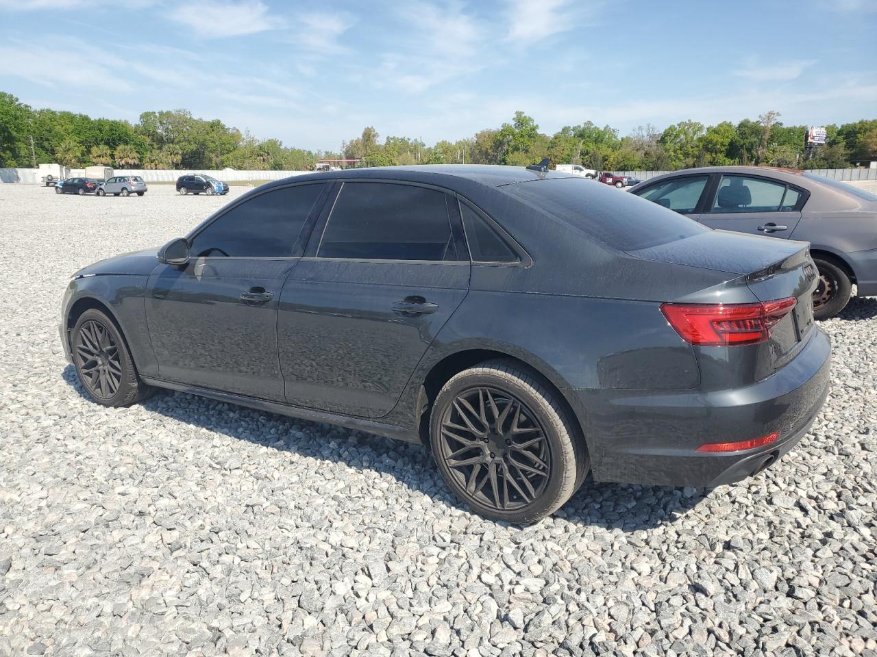 2017 Audi A4 VIN WAUKMAF43HN056765 Copart auction photo, front end / side damage thumbnail 2