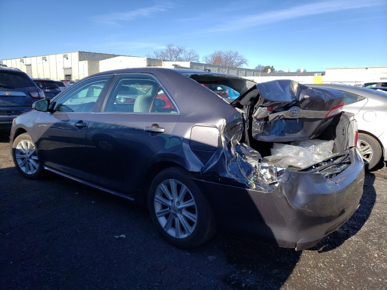 2014 Toyota Camry VIN 4T1BF1FK8EU835572 Copart auction photo, rear end / minor dent/scratches damage thumbnail 2