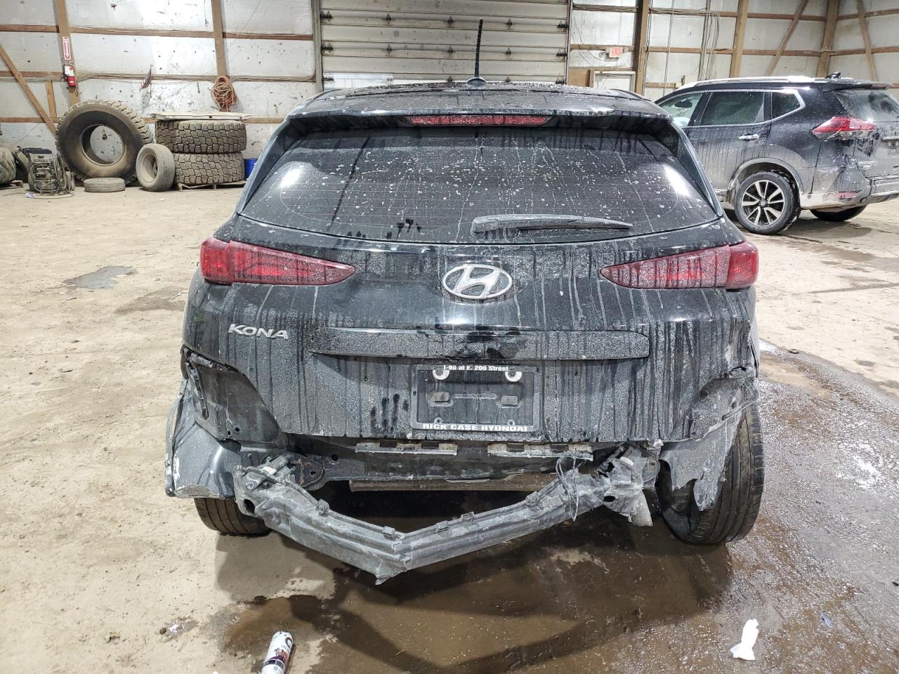 2018 Hyundai Kona VIN KM8K12AA5JU169736 Copart auction photo, rear end damage thumbnail 6
