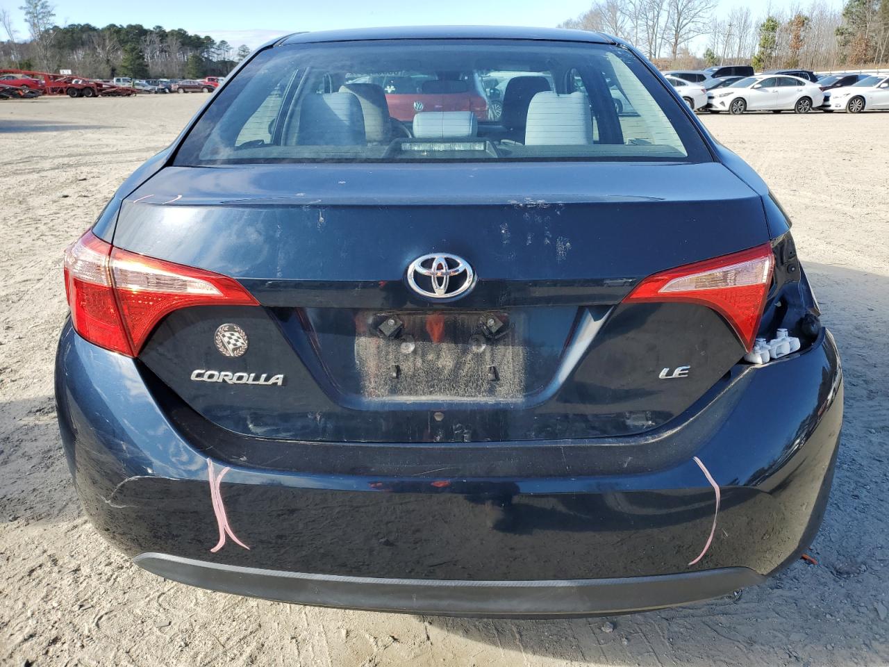 2019 Toyota Corolla VIN 2T1BURHE3KC198065 Copart auction photo, all over damage thumbnail 6