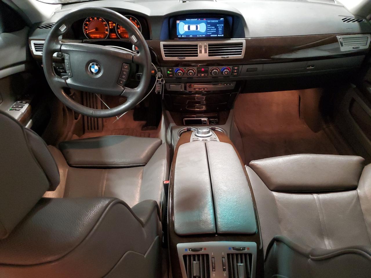 2008 BMW 7er VIN WBAHN83528DT84097 Copart auction photo, front end damage thumbnail 8