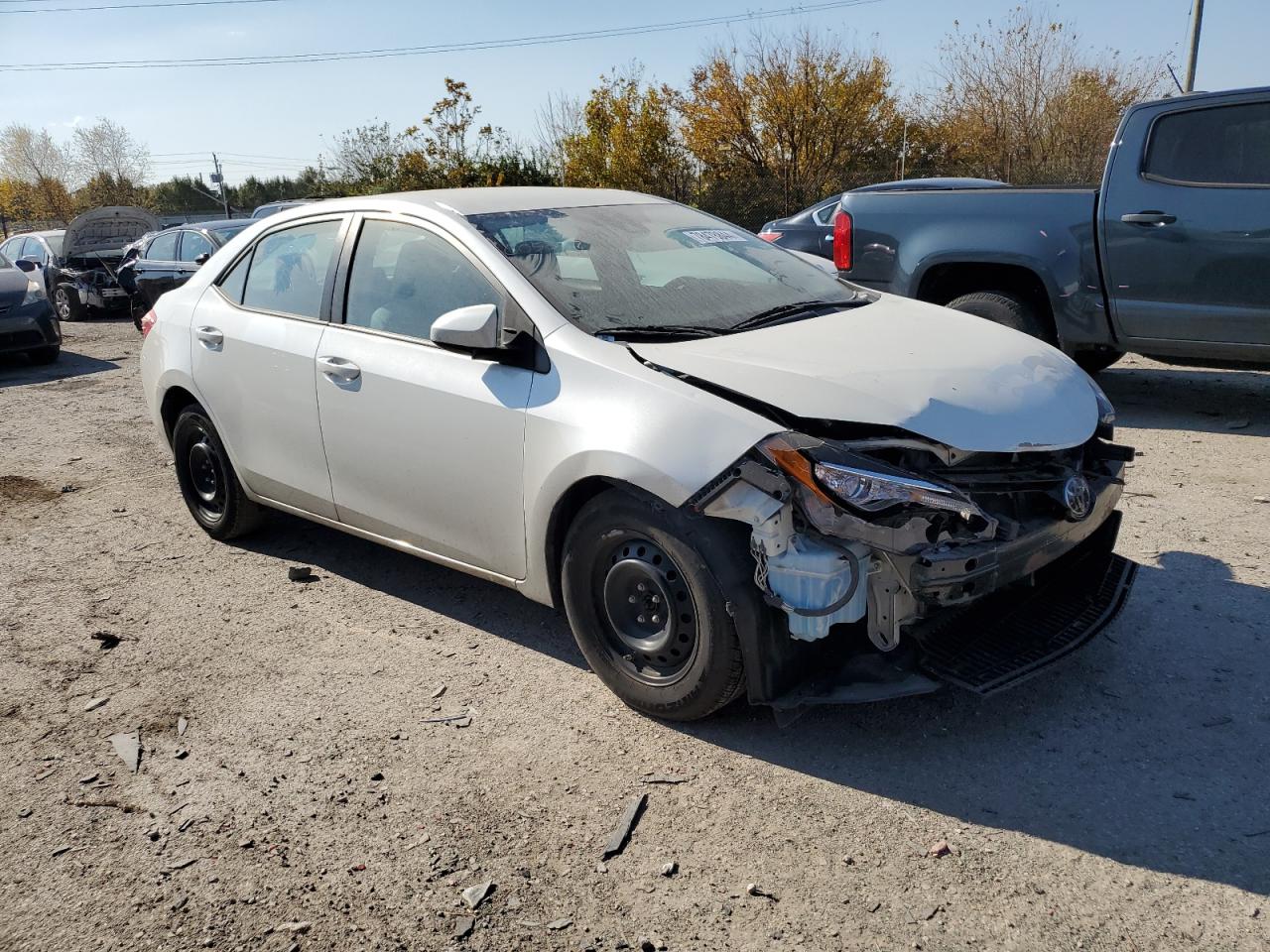 2017 Toyota Corolla VIN 5YFBURHE5HP605327 Copart auction photo, front end damage thumbnail 4