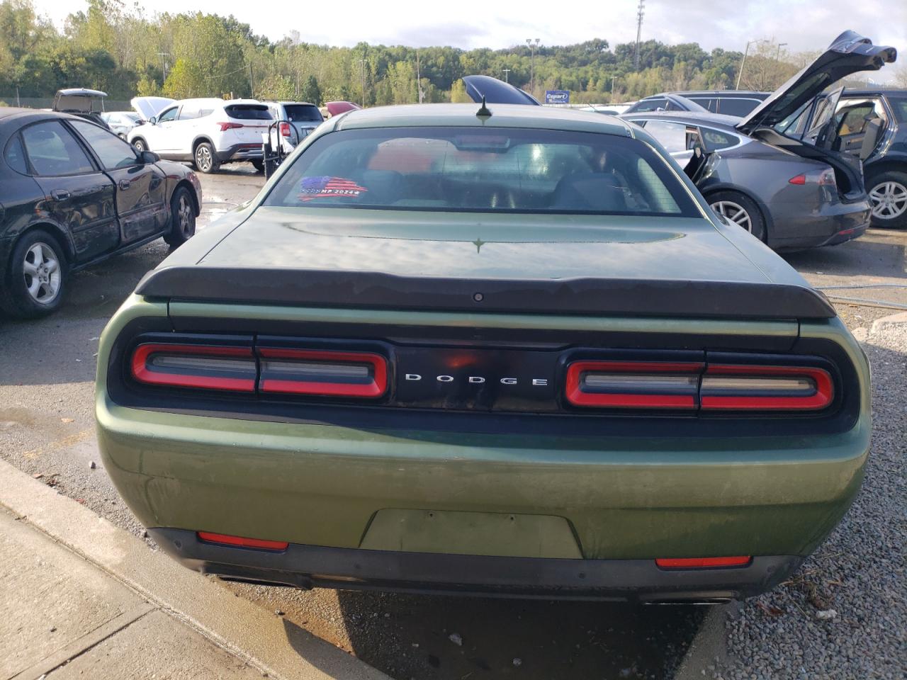 2018 Dodge Challenger VIN 2C3CDZBT5JH161992 Copart auction photo, side damage thumbnail 6