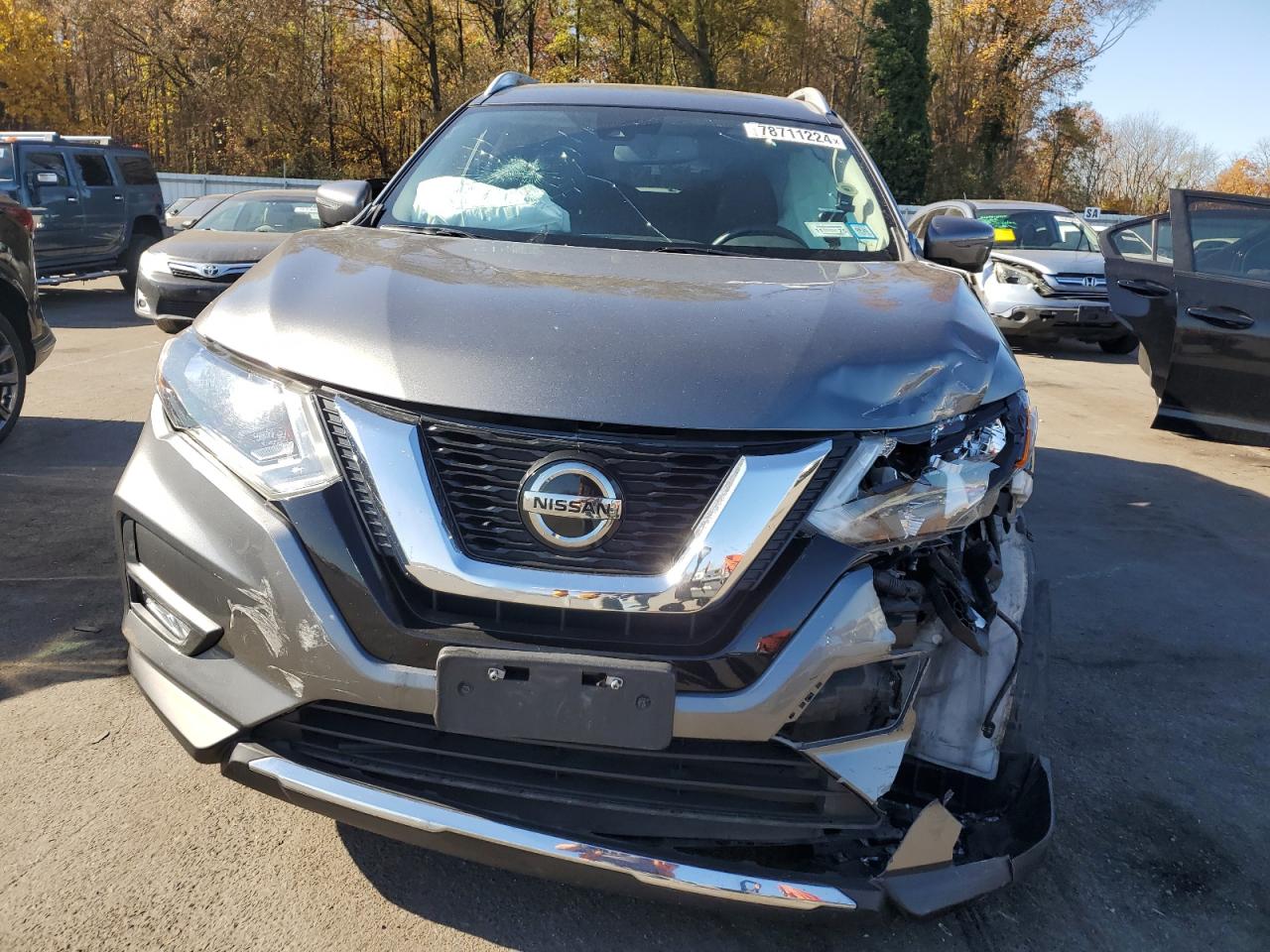 2019 Nissan Rogue VIN 5N1AT2MV4KC823525 Copart auction photo, front end damage thumbnail 5