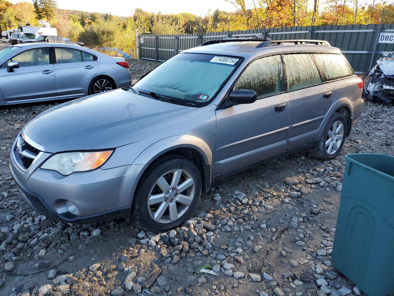 2009 Subaru Outback VIN 4S4BP61C397334863