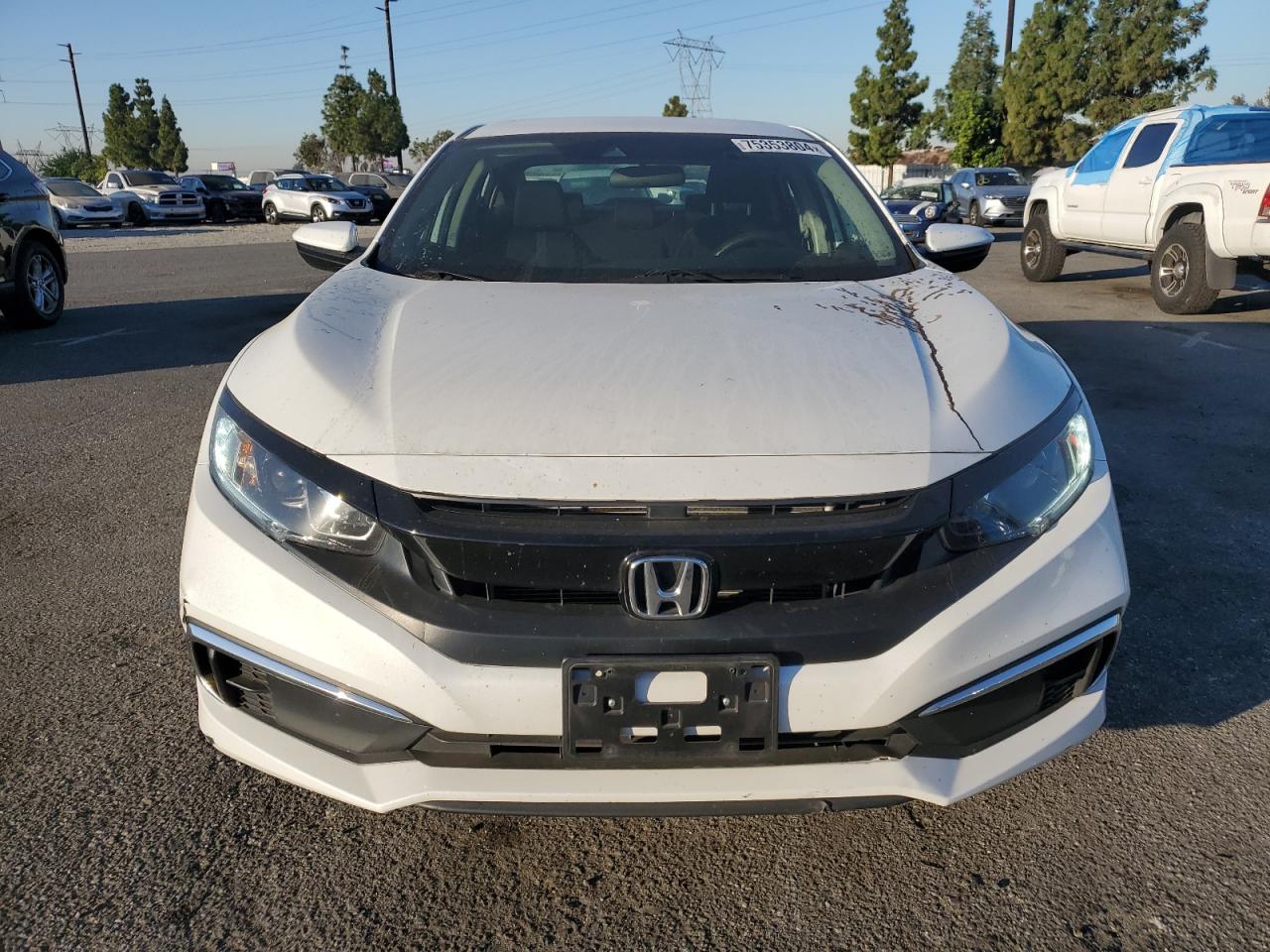 2020 Honda Civic VIN 19XFC2F63LE211049 Copart auction photo, rear end damage thumbnail 5