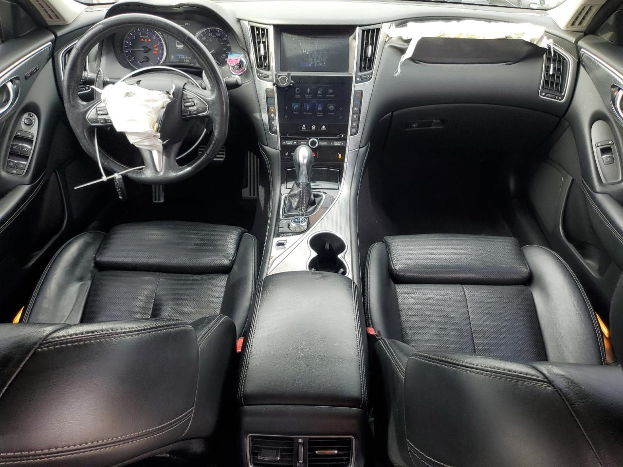 2016 Infiniti Q50 VIN JN1FV7APXGM420158 Copart auction photo, front end / side damage thumbnail 8