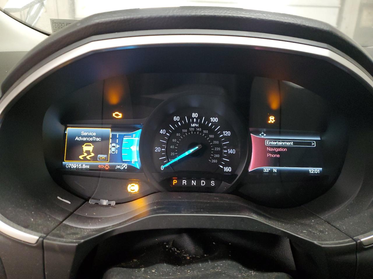 2019 Ford Edge VIN 2FMPK3J93KBC28501 Copart auction photo, side damage thumbnail 9