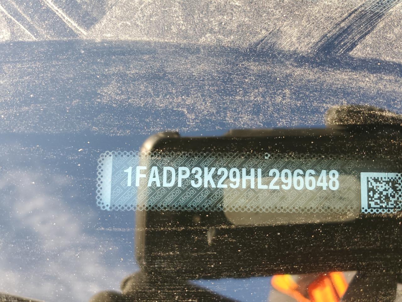 2017 Ford Focus VIN 1FADP3K29HL296648 Copart auction photo, front end damage thumbnail 13