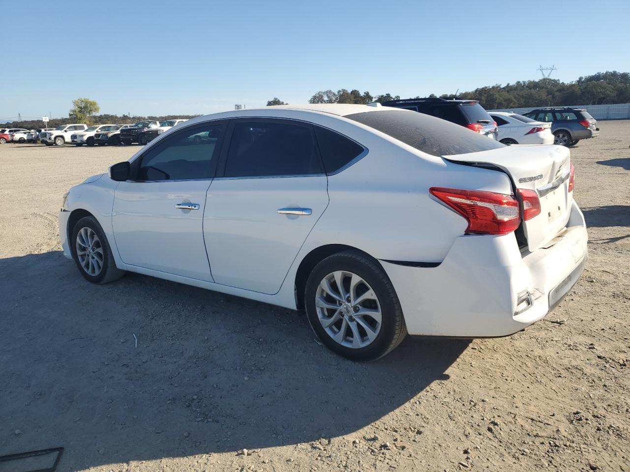 2019 Nissan Sentra VIN 3N1AB7APXKY357989 Copart auction photo, rear end / front end damage thumbnail 2