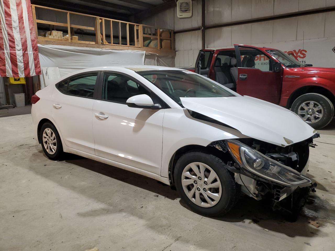 2018 Hyundai Elantra VIN 5NPD74LF3JH354409 Copart auction photo, front end damage thumbnail 4