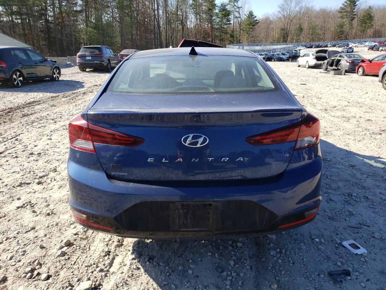 2019 Hyundai Elantra VIN 5NPD84LF8KH427126 Copart auction photo, front end / minor dent/scratches damage thumbnail 6