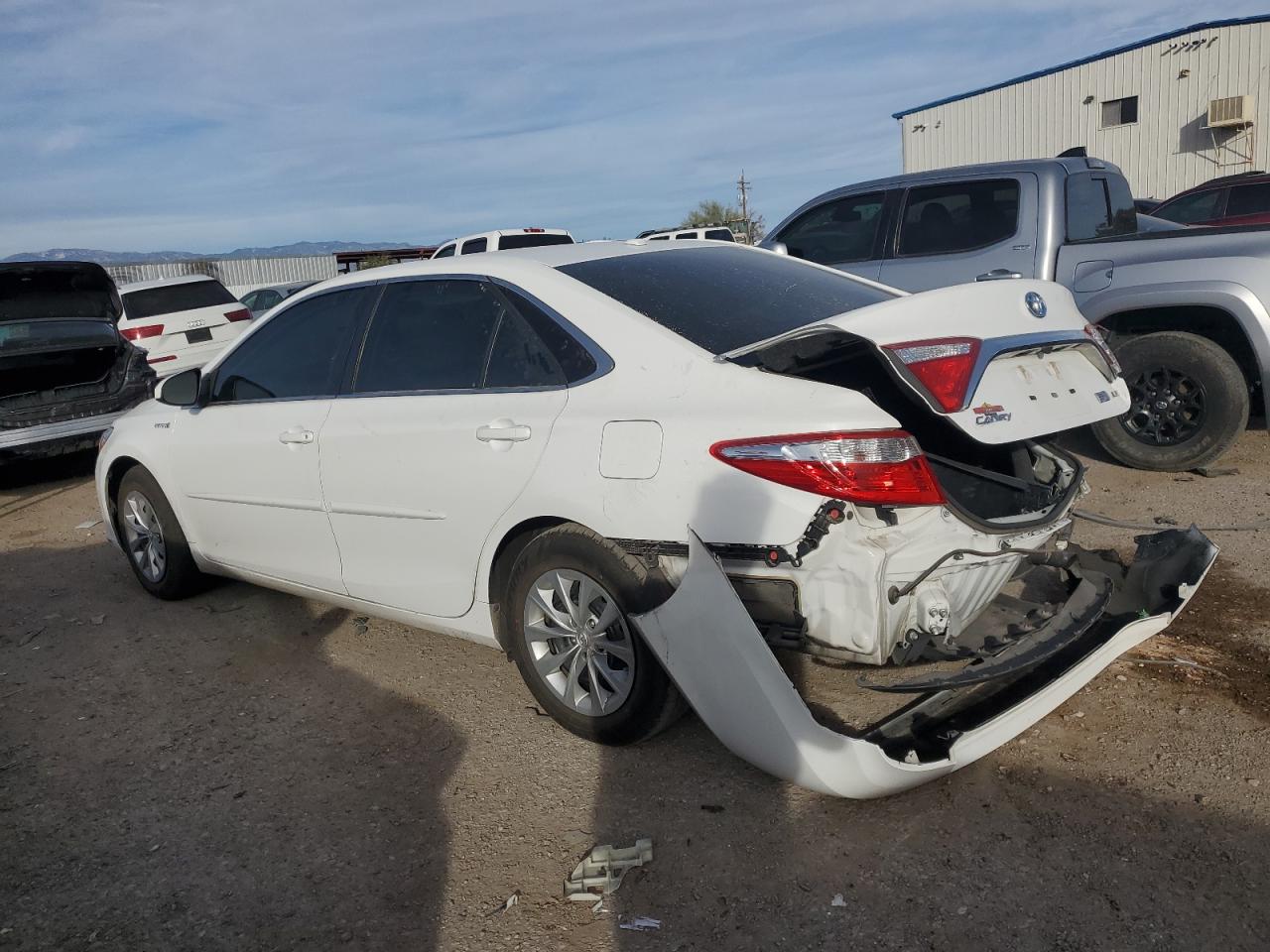 2015 Toyota Camry VIN 4T1BD1FKXFU150514 Copart auction photo, rear end / undercarriage damage thumbnail 2