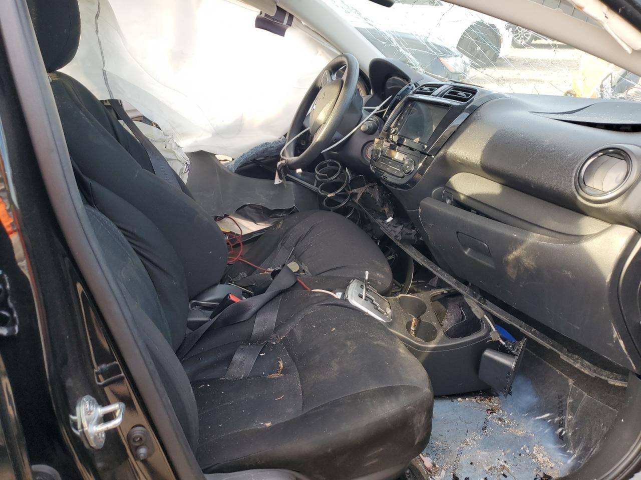 2022 Mitsubishi Mirage VIN ML32FUFJ6NHF02394 Copart auction photo, side / front end damage thumbnail 7