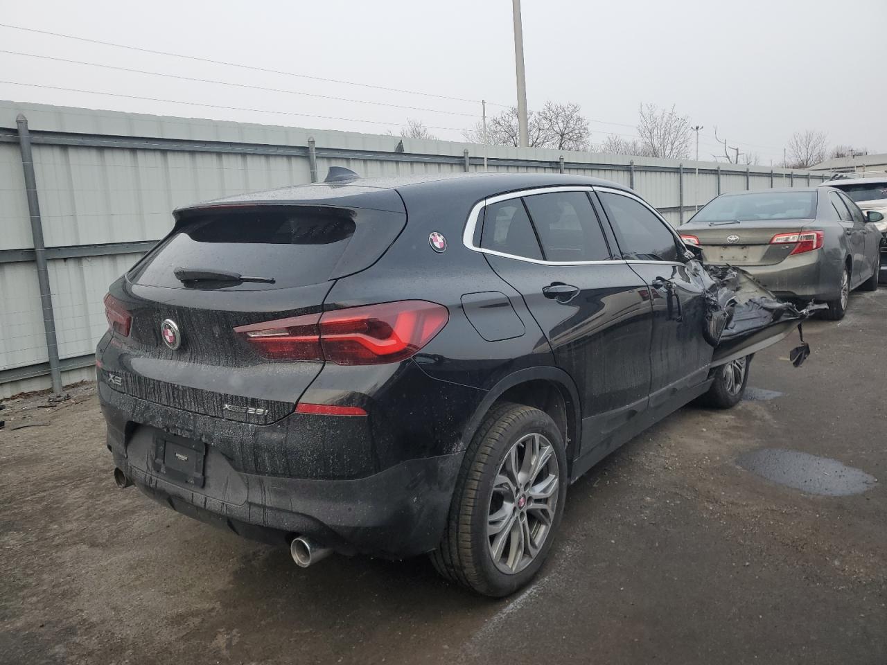 2021 BMW X2 VIN WBXYJ1C05M5S39363 Copart auction photo, front end / mechanical damage thumbnail 3