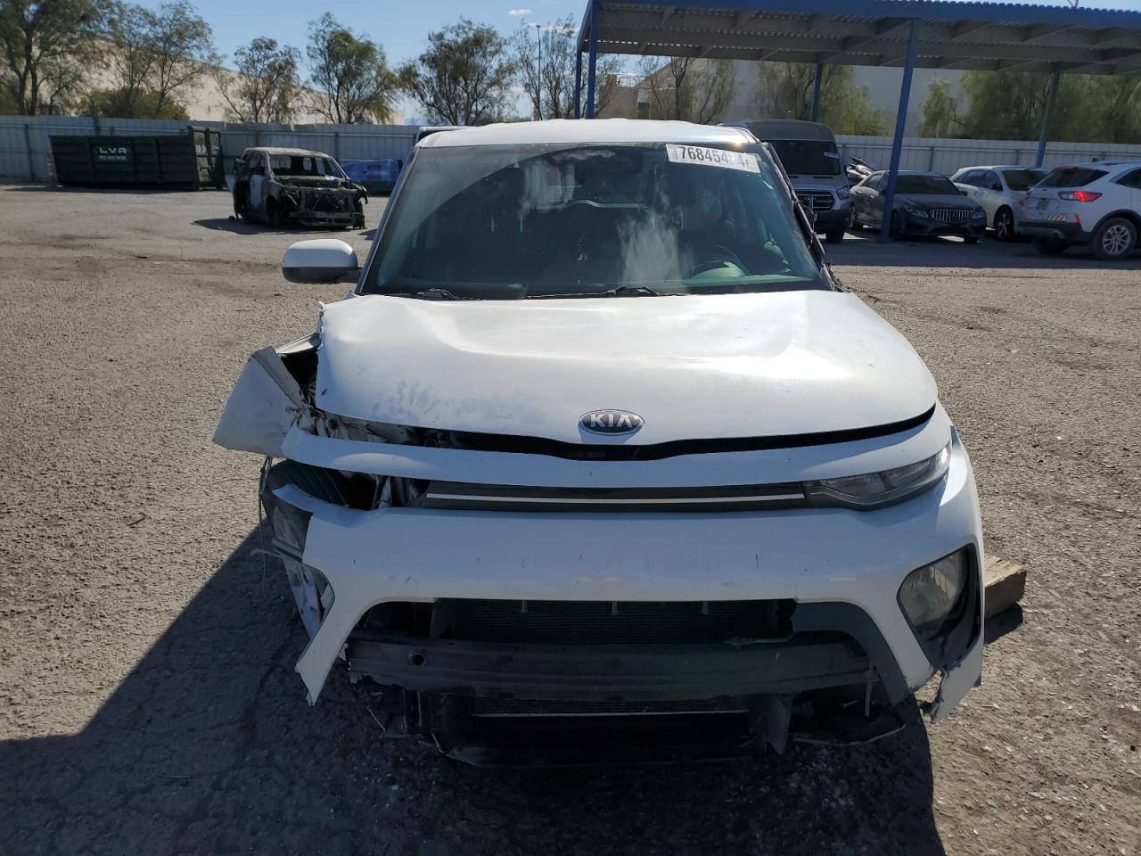2020 KIA Soul VIN KNDJ23AU2L7713401 Copart auction photo, front end / side damage thumbnail 5