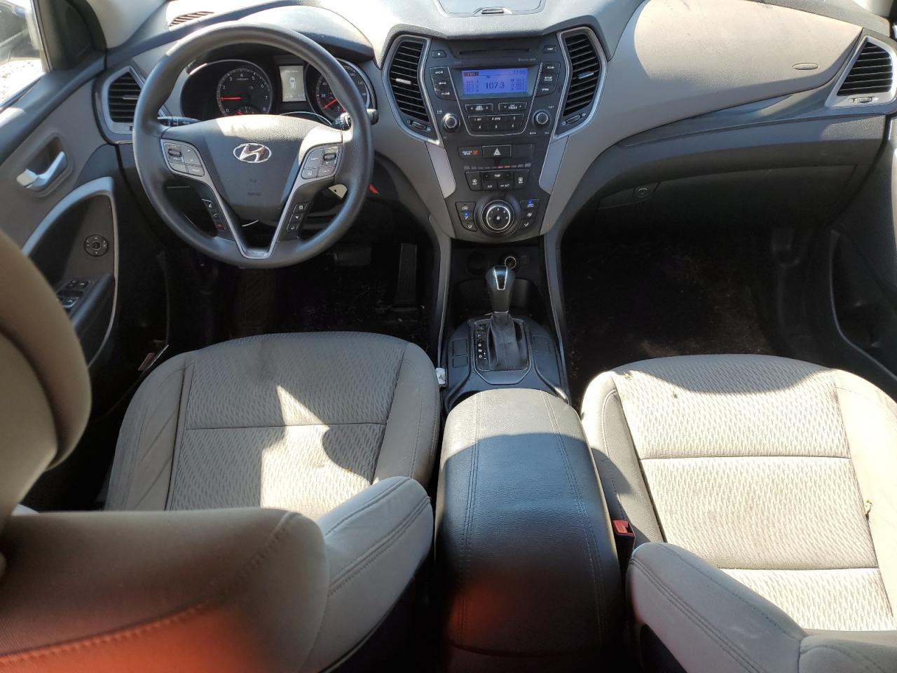 2016 Hyundai Santa Fe VIN 5XYZT3LB5GG317936 Copart auction photo, front end damage thumbnail 8