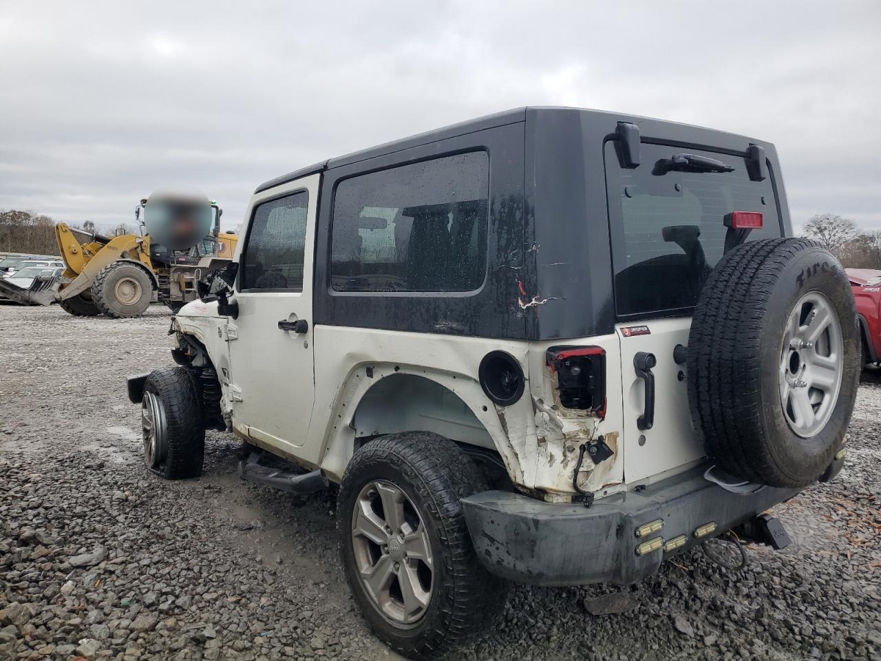 2008 Jeep Wrangler VIN 1J4FZ24168L526507 Copart auction photo, front end / rear end damage thumbnail 2