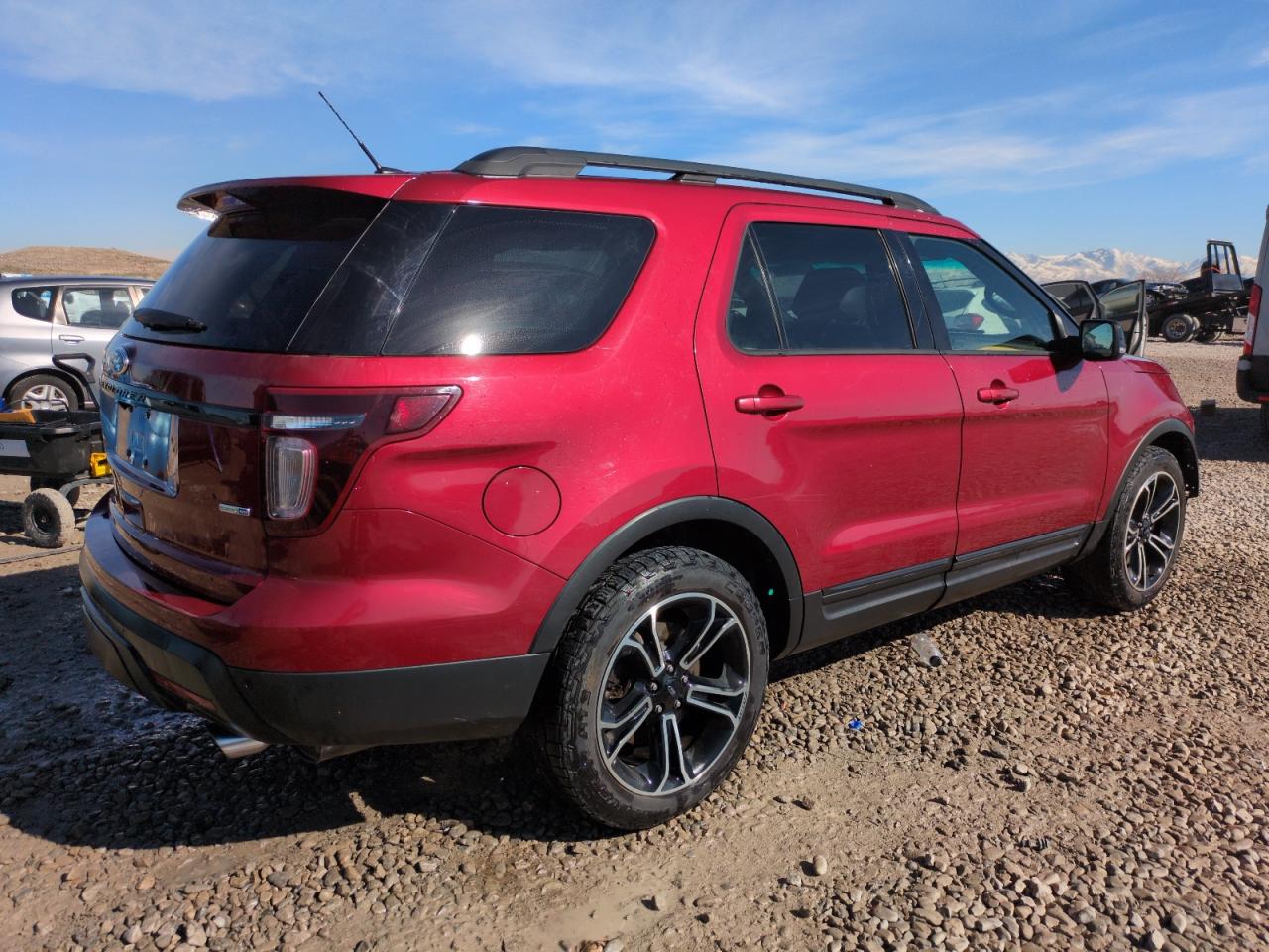 2015 Ford Explorer VIN 1FM5K8GT9FGA77105 Copart auction photo, front end damage thumbnail 3