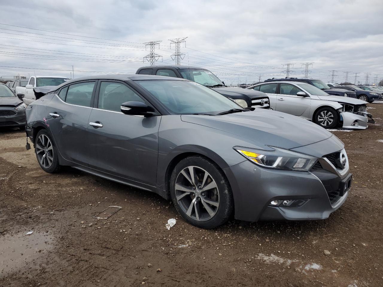 2017 Nissan Maxima VIN 1N4AA6AP8HC417060 Copart auction photo, rear end damage thumbnail 4