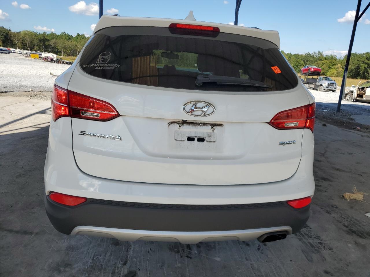 2016 Hyundai Santa Fe VIN 5XYZU3LB8GG338552 Copart auction photo, front end damage thumbnail 6