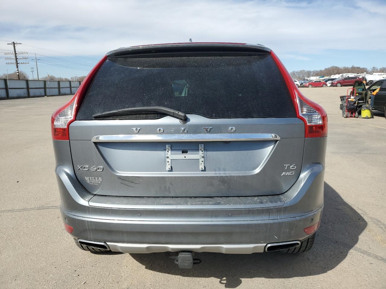 2017 Volvo XC60 VIN YV449MRU5H2061796 Copart auction photo, front end / mechanical damage thumbnail 6