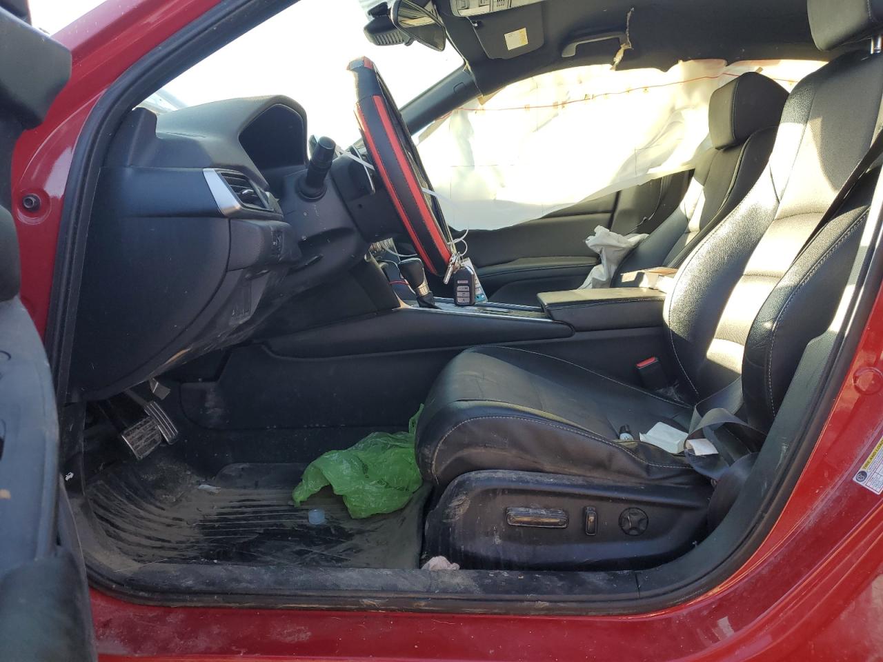 2019 Honda Accord VIN 1HGCV1F3XKA075244 Copart auction photo, side damage thumbnail 7