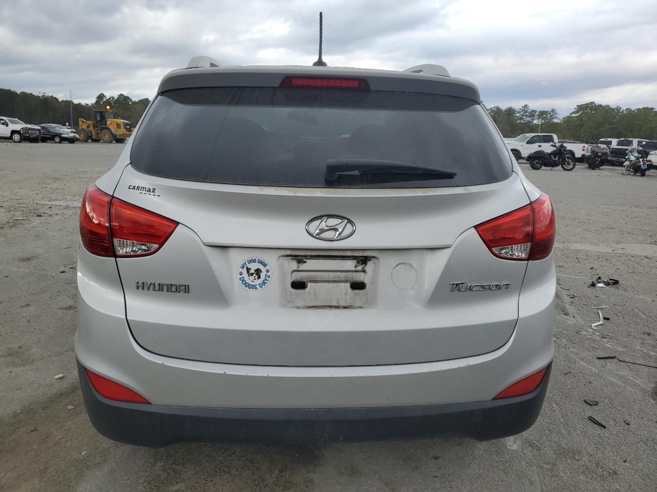 2013 Hyundai Tucson VIN KM8JU3AC6DU598253 Copart auction photo, front end damage thumbnail 6