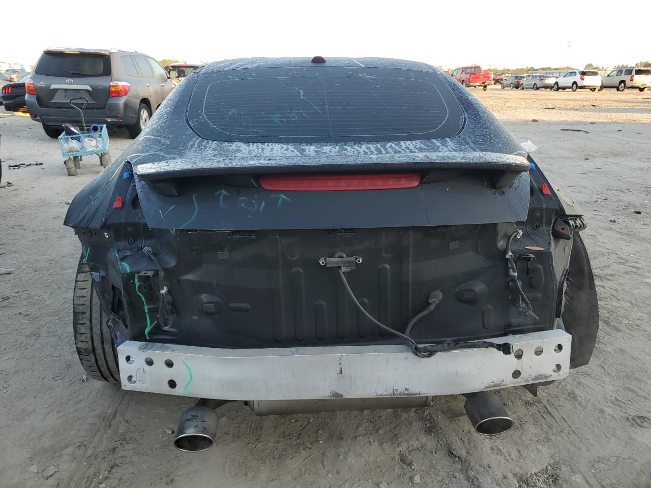 2018 Nissan 370Z VIN JN1AZ4EH1JM571610 Copart auction photo, rear end damage thumbnail 6