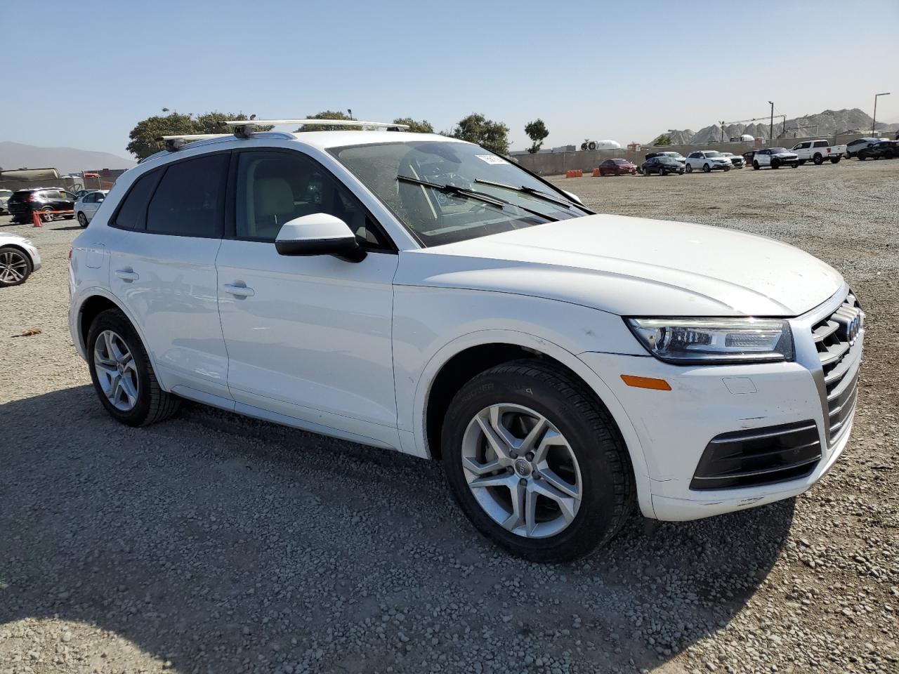2018 Audi Q5 VIN WA1ANAFY2J2118852 Copart auction photo, front end / side damage thumbnail 4
