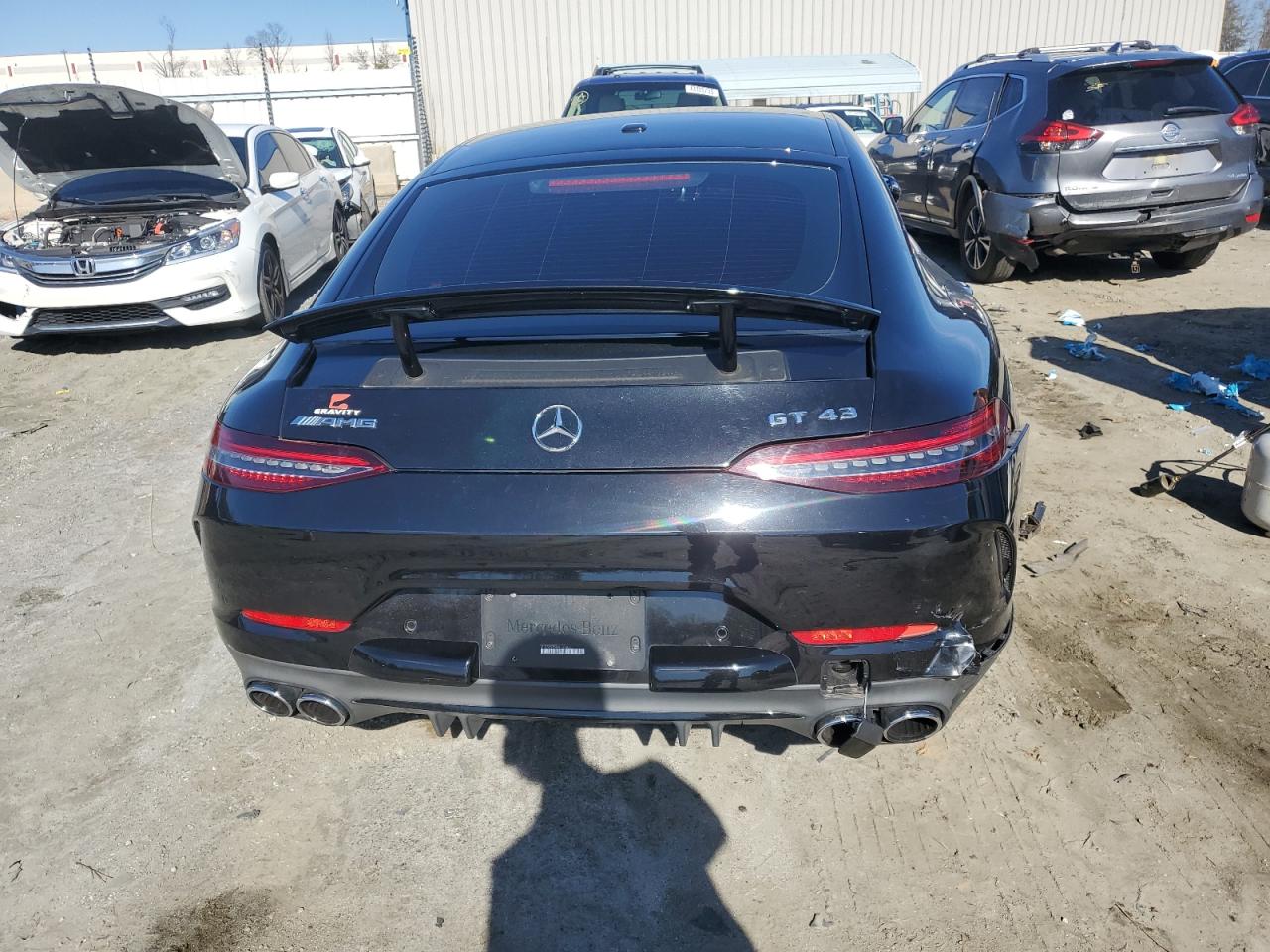 2021 Mercedes-Benz AMG GT VIN W1K7X5KB9MA037608 Copart auction photo, rear end damage thumbnail 6