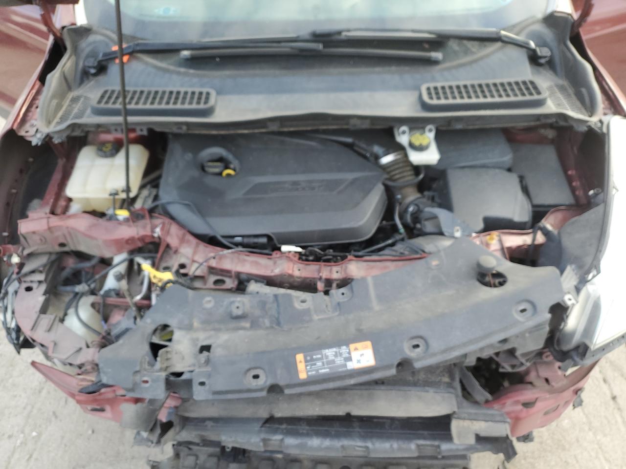 2015 Ford Escape VIN 1FMCU9GX3FUA75944 Copart auction photo, front end damage thumbnail 12