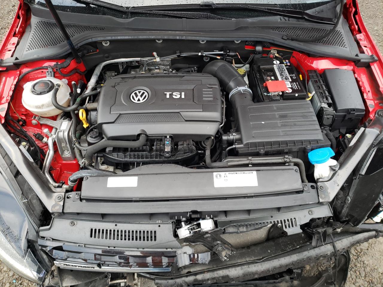 2019 Volkswagen Golf VIN 3VWH17AU4KM522671 Copart auction photo, front end / side damage thumbnail 12