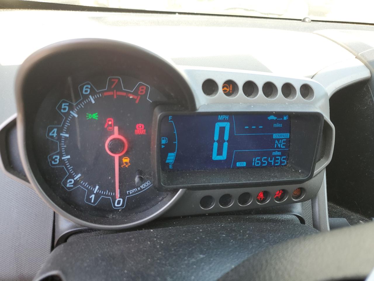 2014 Chevrolet Sonic VIN 1G1JC6SH9E4242151 Copart auction photo, front end / side damage thumbnail 9