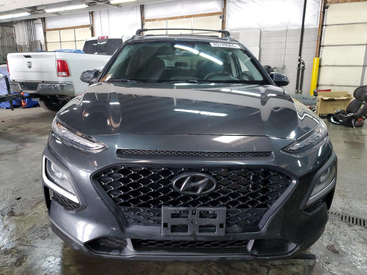 2021 Hyundai Kona VIN KM8K2CAA8MU648174 Copart auction photo, side damage thumbnail 5