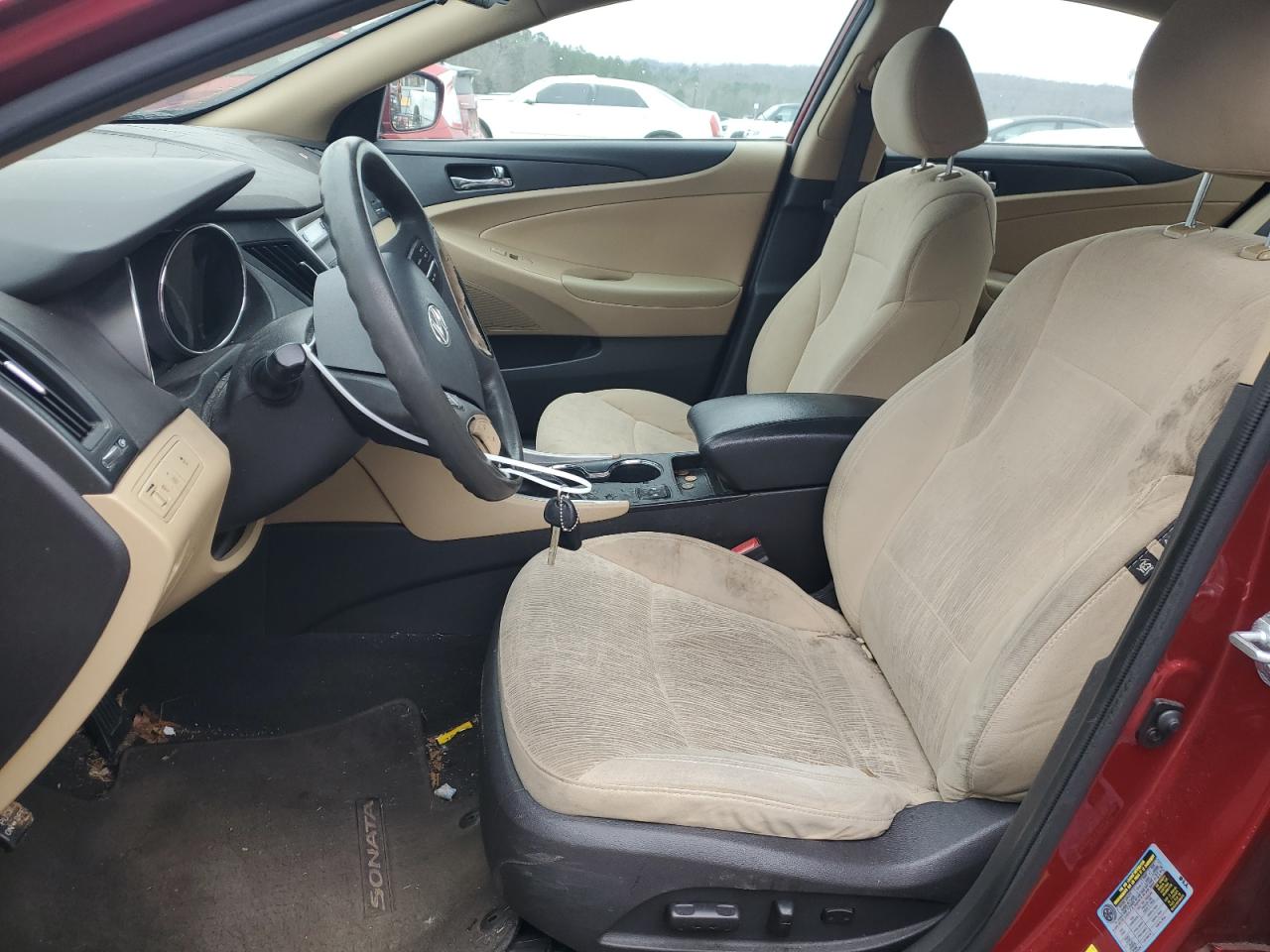 2013 Hyundai Sonata VIN 5NPEB4AC3DH734124 Copart auction photo, undercarriage / side damage thumbnail 7