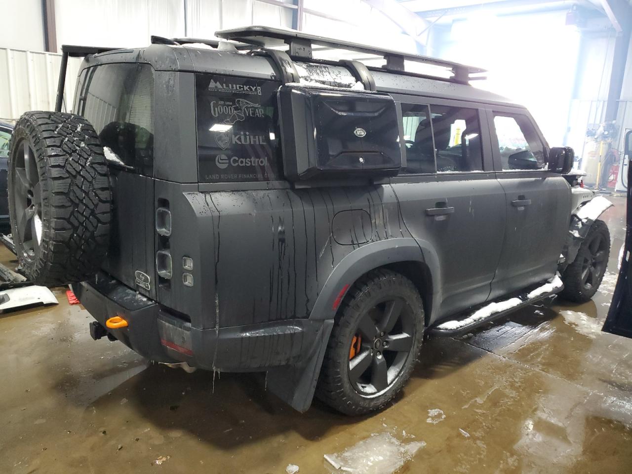 2023 Land Rover Defender VIN SALEPFEU8P2225838 Copart auction photo, front end damage thumbnail 3