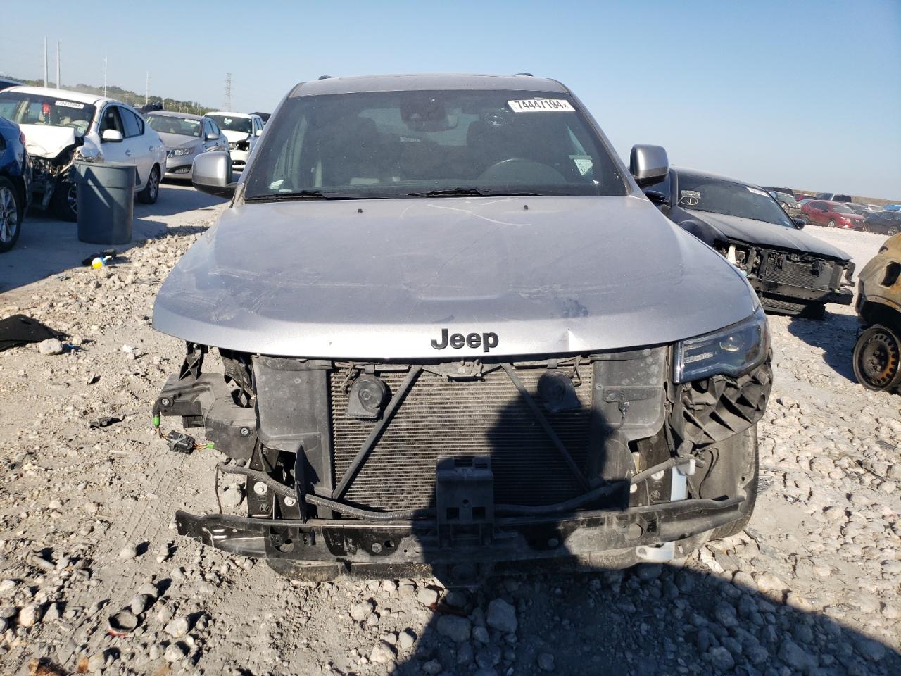2021 Jeep Grand Cherokee VIN 1C4RJEAG5MC625608 Copart auction photo, front end damage thumbnail 5