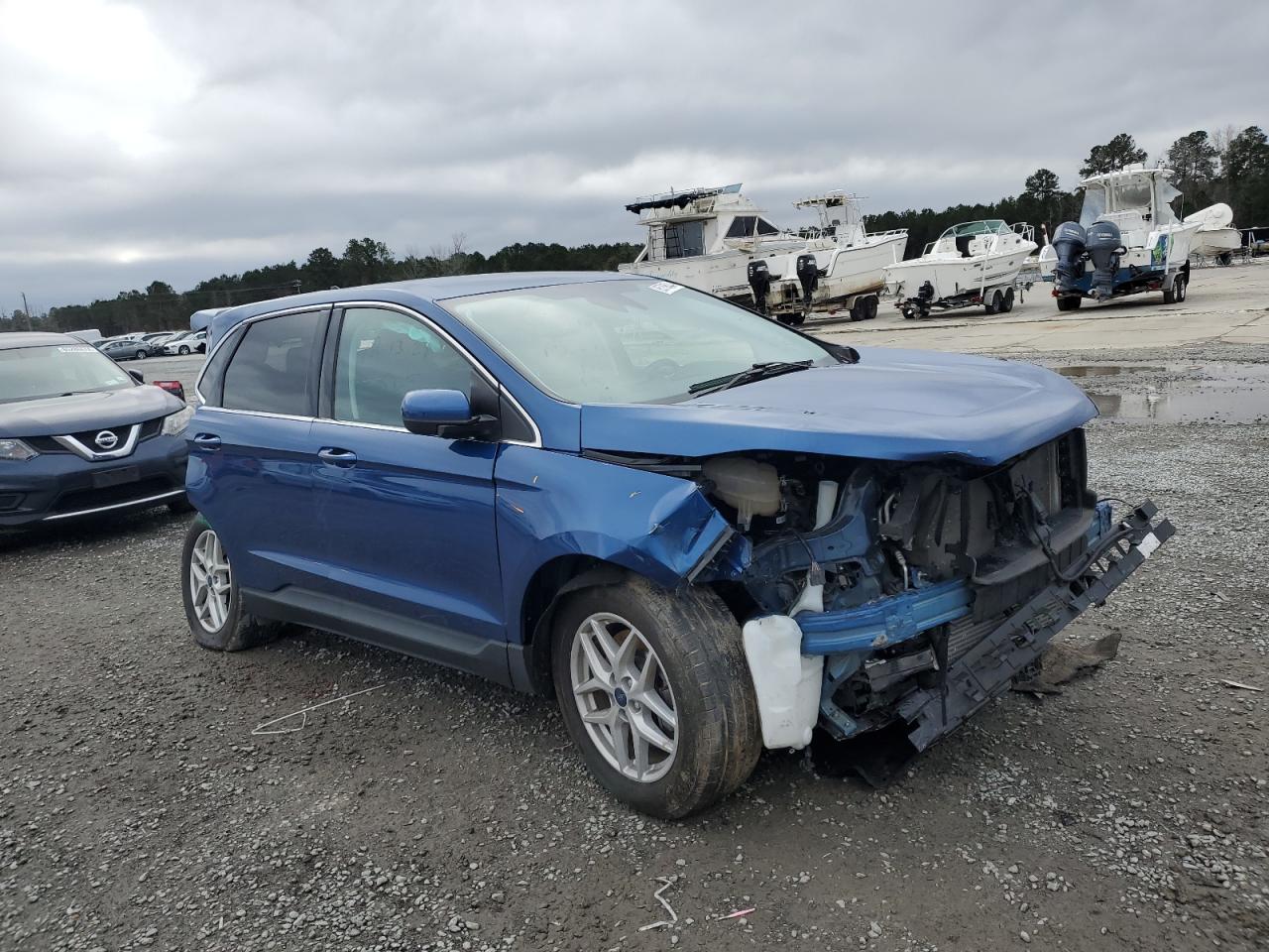 2022 Ford Edge VIN 2FMPK4J90NBA08288 Copart auction photo, all over damage thumbnail 4